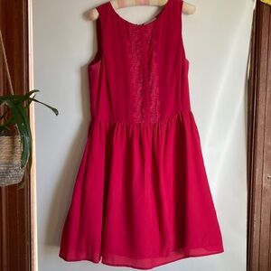 Jessica Simpson Red Asymmetrical Dress